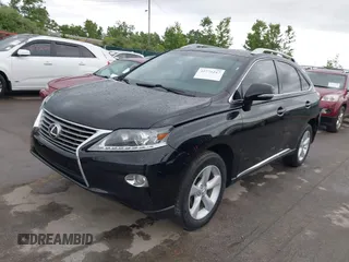 2013 Lexus RX 350 with VIN 2T2BK1BA9DC155877, listed as a IAAI auction lot 42776247 with 120,375 mi miles and . Bid and sale history available at DreamBid. Image 2.
