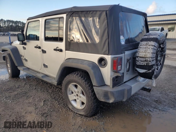 2008 Jeep Wrangler Unlimited X with VIN 1J4GB39138L517920, listed as a Copart auction lot 76541144 with 213,002 mi miles and Salvage Title. Bid and sale history available at DreamBid. Image 2.