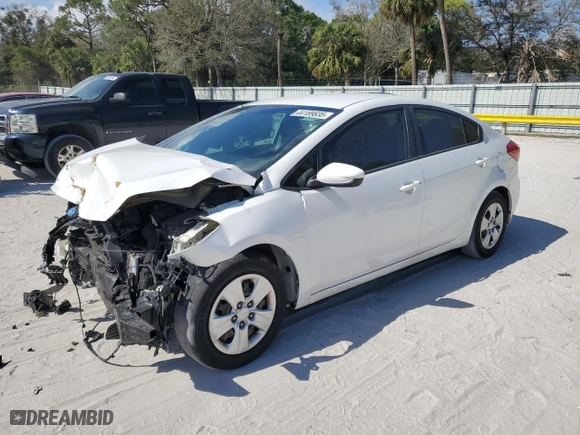2016 Kia Forte LX with VIN KNAFK4A65G5469545, listed as a Copart auction lot 44189835 with 115,493 mi miles and Salvage Title. Bid and sale history available at carsss.com. Image 1.