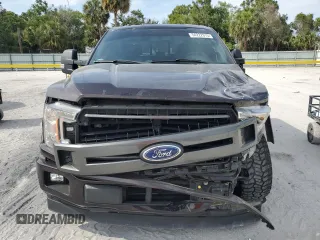 2018 Ford F-150 XL with VIN 1FTEW1CG6JKC16041, listed as a Copart auction lot 54222015 with 61,568 mi miles and Salvage title. Bid and sale history available at DreamBid. Image 5.