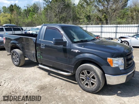 2013 Ford F-150 XL with VIN 1FTMF1CM7DKE09126, listed as a Copart auction lot 51911165 with 97,367 mi miles and Salvage Title. Bid and sale history available at carsss.com. Image 4.