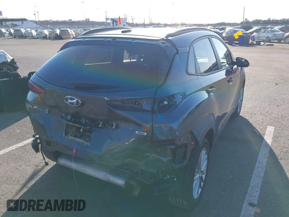 2019 Hyundai Kona SEL with VIN KM8K2CAAXKU318906, listed as a IAAI auction lot 41992237 with 101,964 mi miles. Bid and sale history available at carsss.com. Image 4.