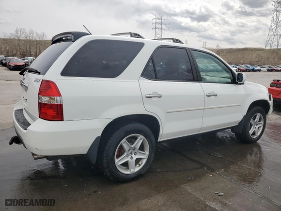 2003 Acura MDX Touring Pkg w/Navigation System with VIN 2HNYD18843H518310, listed as a Copart auction lot 51093445 with 214,583 mi miles and Salvage Title. Bid and sale history available at carsss.com. Image 3.