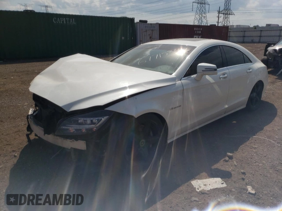 2012 Mercedes-Benz CLS-Class CLS 550 with VIN WDDLJ9BB3CA032264, listed as a Copart auction lot 67715344 with 0 mi miles and Salvage Title. Bid and sale history available at carsss.com. Image 1.