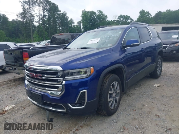 2023 GMC Acadia SLT with VIN 1GKKNUL45PZ234113, listed as a IAAI auction lot 42271635 with 54,360 mi miles and . Bid and sale history available at DreamBid. Image 2.