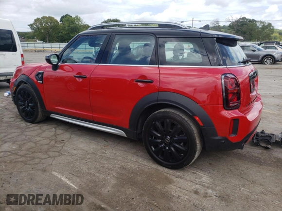 2024 MINI Countryman Cooper S with VIN WMZ53BR08R3R84313, listed as a Copart auction lot 67860504 with 17,524 mi miles and Salvage Title. Bid and sale history available at carsss.com. Image 2.