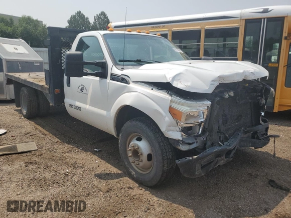 2011 Ford F-350 with VIN 1FDRF3G6XBEA32635, listed as a Copart auction lot 64164594 with Not provided miles and Salvage title. Bid and sale history available at DreamBid. Image 4.