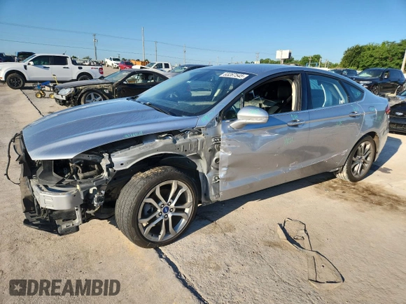 2020 Ford Fusion SEL with VIN 3FA6P0CD7LR196565, listed as a Copart auction lot 63267545 with 82,606 mi miles and Salvage title. Bid and sale history available at DreamBid. Image 1.