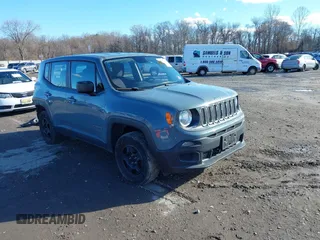 2017 Jeep Renegade Sport с VIN ZACCJBABXHPE92290, выставлен на аукционе IAAI как лот 41209157 с пробегом 86 553 миль миль и . История ставок и продаж доступна на DreamBid. Изображение 1.