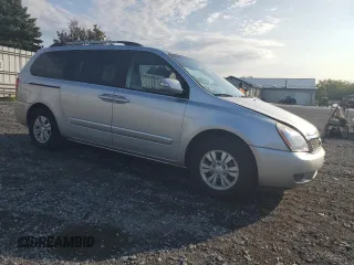 2012 Kia Sedona LX with VIN KNDMG4C78C6434391, listed as a Copart auction lot 70853574 with 127,359 mi miles and Salvage Title. Bid and sale history available at carsss.com. Image 4.