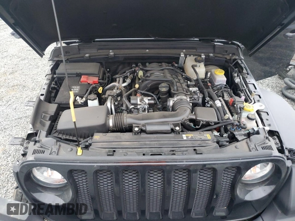 2023 Jeep Wrangler Sport S with VIN 1C4HJXDG0PW626672, listed as a Copart auction lot 47358915 with 19,089 mi miles and Salvage Title. Bid and sale history available at DreamBid. Image 11.