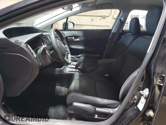 2015 Honda Civic LX with VIN 19XFB2F56FE066247, listed as a Copart auction lot 53263985 with 90,771 mi miles and Salvage Title. Bid and sale history available at carsss.com. Image 7.