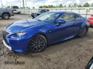 2016 Lexus RC 350 with VIN JTHHE5BC6G5011881, listed as a Copart auction lot 73842414 with 0 mi miles and Salvage Title. Bid and sale history available at carsss.com. Image 1.
