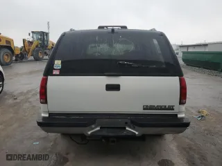 1997 Chevrolet Tahoe with VIN 1GNEK13R2VJ339111, listed as a Copart auction lot 48187215 with 166,260 mi miles and Salvage Title. Bid and sale history available at carsss.com. Image 6.
