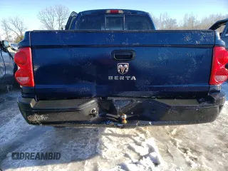 2005 Dodge Dakota SLT with VIN 1D7HE48K15S293667, listed as a Copart auction lot 45921785 with 258,052 mi miles and Non Repairable. Bid and sale history available at DreamBid. Image 6.