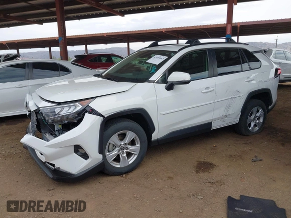 2019 Toyota RAV4 XLE with VIN JTMW1RFV0KD026561, listed as a IAAI auction lot 42035063 with 51,670 mi miles. Bid and sale history available at carsss.com. Image 17.