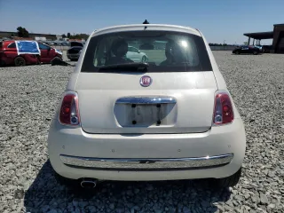 2012 FIAT 500 Lounge with VIN 3C3CFFCR5CT122857, listed as a Copart auction lot 64419545 with 97,605 mi miles and Salvage title. Bid and sale history available at DreamBid. Image 6.