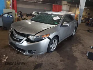 2010 Acura TSX with VIN JH4CU2F69AC013529, listed as a IAAI auction lot 41854755 with 175,855 mi miles. Bid and sale history available at carsss.com. Image 2.