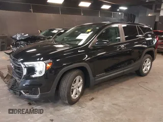 2022 GMC Terrain SLE with VIN 3GKALTEV6NL165129, listed as a IAAI auction lot 42430856 with 14,617 mi miles and . Bid and sale history available at DreamBid. Image 17.