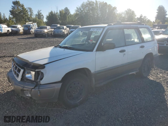 1998 Subaru Forester S with VIN JF1SF6559WH770566, listed as a Copart auction lot 74371824 with 201,681 mi miles and Salvage Title. Bid and sale history available at carsss.com. Image 1.