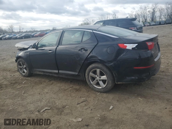 2014 Kia Optima LX with VIN 5XXGM4A74EG295356, listed as a Copart auction lot 50919795 with 183,274 mi miles and Salvage Title. Bid and sale history available at carsss.com. Image 2.