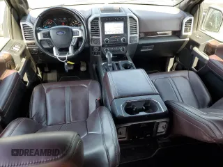 2017 Ford F-150 XL with VIN 1FTEW1EG0HFB89788, listed as a Copart auction lot 54906695 with 109,506 mi miles and Salvage Title. Bid and sale history available at carsss.com. Image 8.