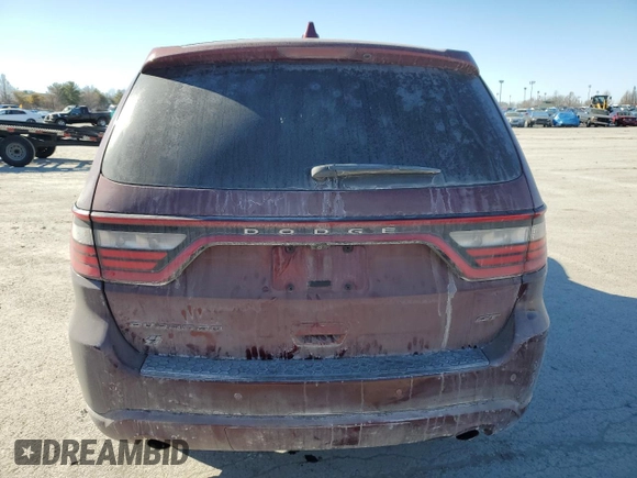 2018 Dodge Durango GT with VIN 1C4RDJDG4JC393672, listed as a Copart auction lot 42626405 with 86,356 mi miles and Salvage Title. Bid and sale history available at DreamBid. Image 6.