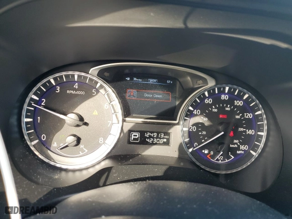 2013 Infiniti JX35 with VIN 5N1AL0MM8DC342675, listed as a Copart auction lot 75515044 with 124,913 mi miles and Salvage Title. Bid and sale history available at carsss.com. Image 9.