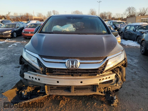 2019 Honda Odyssey Touring with VIN 5FNRL6H83KB085223, listed as a Copart auction lot 87628395 with 163,035 mi miles and Salvage Title. Bid and sale history available at carsss.com. Image 5.