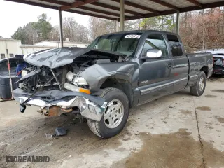 1999 Chevrolet Silverado 1500 LS with VIN 2GCEC19T4X1119331, listed as a Copart auction lot 46133915 with 0 mi miles and Salvage Title. Bid and sale history available at carsss.com. Image 1.