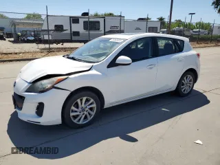 2013 Mazda 3 i Touring with VIN JM1BL1LP2D1756721, listed as a Copart auction lot 56965595 with 111,433 mi miles and Salvage title. Bid and sale history available at DreamBid. Image 1.