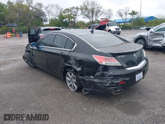 2012 Acura TL Tech Auto with VIN 19UUA8F56CA036856, listed as a IAAI auction lot 41263843 with 63,716 mi miles. Bid and sale history available at carsss.com. Image 3.