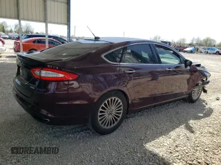 2013 Ford Fusion Titanium with VIN 3FA6P0K91DR228957, listed as a Copart auction lot 51972535 with 202,408 mi miles and Salvage title. Bid and sale history available at DreamBid. Image 3.