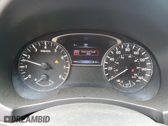 2017 Nissan Altima SL с VIN 1N4AL3AP2HC472497, выставлен на аукционе Copart как лот 56767675 с пробегом 95 865 миль миль и Списание • Salvage title. История ставок и продаж доступна на DreamBid. Изображение 9.