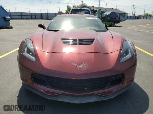 2016 Chevrolet Corvette Z06 3LZ with VIN 1G1YU2D68G5607531, listed as a Copart auction lot 58075825 with 16,283 mi miles and Salvage title. Bid and sale history available at DreamBid. Image 5.