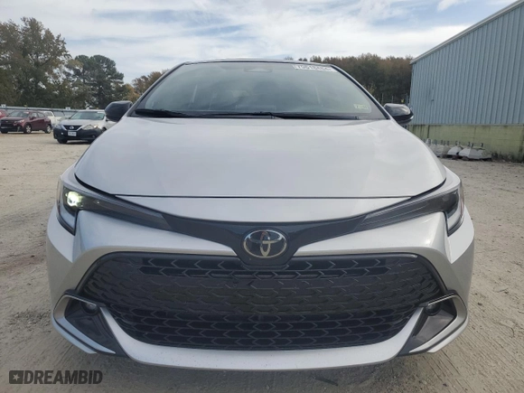 2025 Toyota Corolla Hatchback XSE with VIN JTNC4MBE9S3235415, listed as a Copart auction lot 79618464 with 2,778 mi miles and Salvage Title. Bid and sale history available at carsss.com. Image 5.