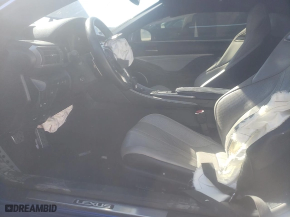 2015 Lexus RC F with VIN JTHHP5BCXF5001122, listed as a Copart auction lot 77257824 with 99,948 mi miles and Salvage Title. Bid and sale history available at carsss.com. Image 7.