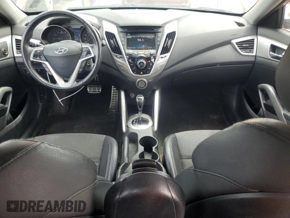 2013 Hyundai Veloster w/Black Int with VIN KMHTC6ADXDU121105, listed as a Copart auction lot 55171015 with 130,905 mi miles and Salvage title. Bid and sale history available at DreamBid. Image 8.