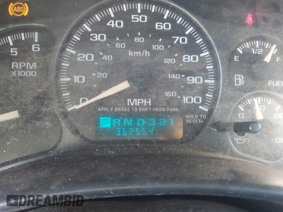 2002 Chevrolet Silverado 1500HD LT with VIN 1GCGK13U82F174704, listed as a IAAI auction lot 41618439 with 362,554 mi miles and . Bid and sale history available at DreamBid. Image 15.