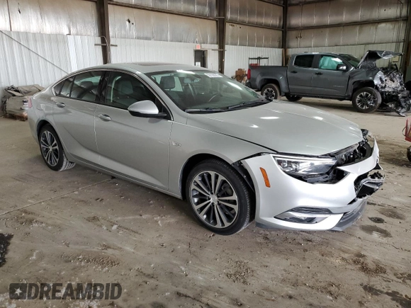 2019 Buick Regal Essence with VIN W04GP6SXXK1049477, listed as a Copart auction lot 59108085 with 97,483 mi miles and Salvage title. Bid and sale history available at DreamBid. Image 4.