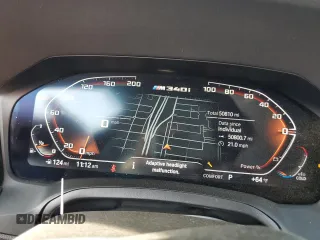 2021 BMW 3 Series M340i xDrive with VIN 3MW5U9J07M8B57210, listed as a Copart auction lot 86221464 with 50,810 mi miles and Salvage Title. Bid and sale history available at carsss.com. Image 9.