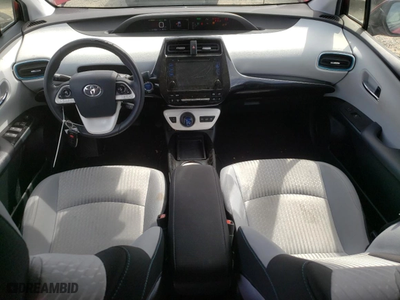 2018 Toyota Prius Prime Plus with VIN JTDKARFPXJ3090014, listed as a Copart auction lot 52400865 with 51,030 mi miles and Salvage Title. Bid and sale history available at carsss.com. Image 8.