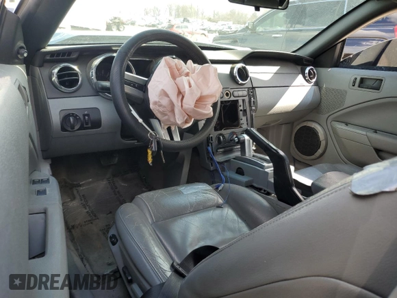 2007 Ford Mustang Deluxe with VIN 1ZVFT84N175260567, listed as a Copart auction lot 50029185 with 99,098 mi miles and Salvage title. Bid and sale history available at DreamBid. Image 8.