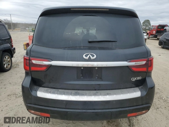 2018 Infiniti QX80 with VIN JN8AZ2NF3J9660053, listed as a Copart auction lot 47475485 with 158,911 mi miles and Clean Title. Bid and sale history available at DreamBid. Image 6.