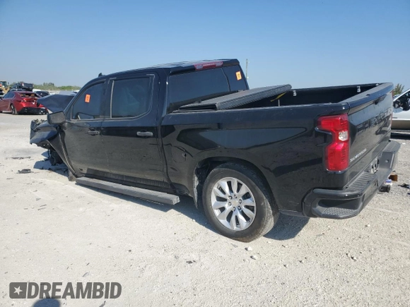 2022 Chevrolet Silverado 1500 Custom with VIN 3GCPABEK9NG523246, listed as a Copart auction lot 48911035 with Not Provided miles and Non Repairable. Bid and sale history available at DreamBid. Image 2.
