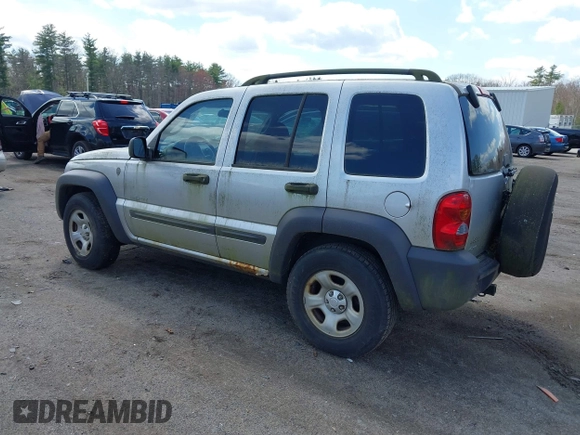 2004 Jeep Liberty Sport with VIN 1J4GL48K64W191486, listed as a IAAI auction lot 42081883 with 179,964 mi miles. Bid and sale history available at carsss.com. Image 3.