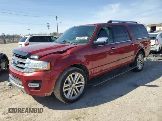 2015 Ford Expedition Max Platinum with VIN 1FMJK1MT7FEF29526, listed as a Copart auction lot 49591635 with Not provided miles and Clean title. Bid and sale history available at DreamBid. Image 1.