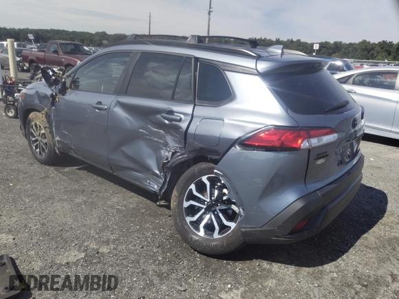 2024 Toyota Corolla Cross Hybrid S with VIN 7MUFBABG4RV059072, listed as a IAAI auction lot 42787833 with 9,006 mi miles and . Bid and sale history available at DreamBid. Image 3.
