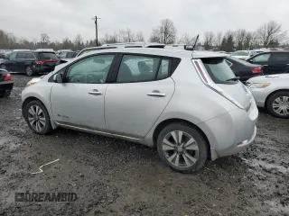 2013 Nissan LEAF S with VIN 1N4AZ0CP8DC408758, listed as a Copart auction lot 46844845 with 71,576 mi miles and Salvage Title. Bid and sale history available at carsss.com. Image 2.