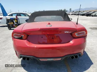 2017 FIAT 124 Spider Lusso with VIN JC1NFAEKXH0125617, listed as a Copart auction lot 58742395 with 18,930 mi miles and Salvage title. Bid and sale history available at DreamBid. Image 6.